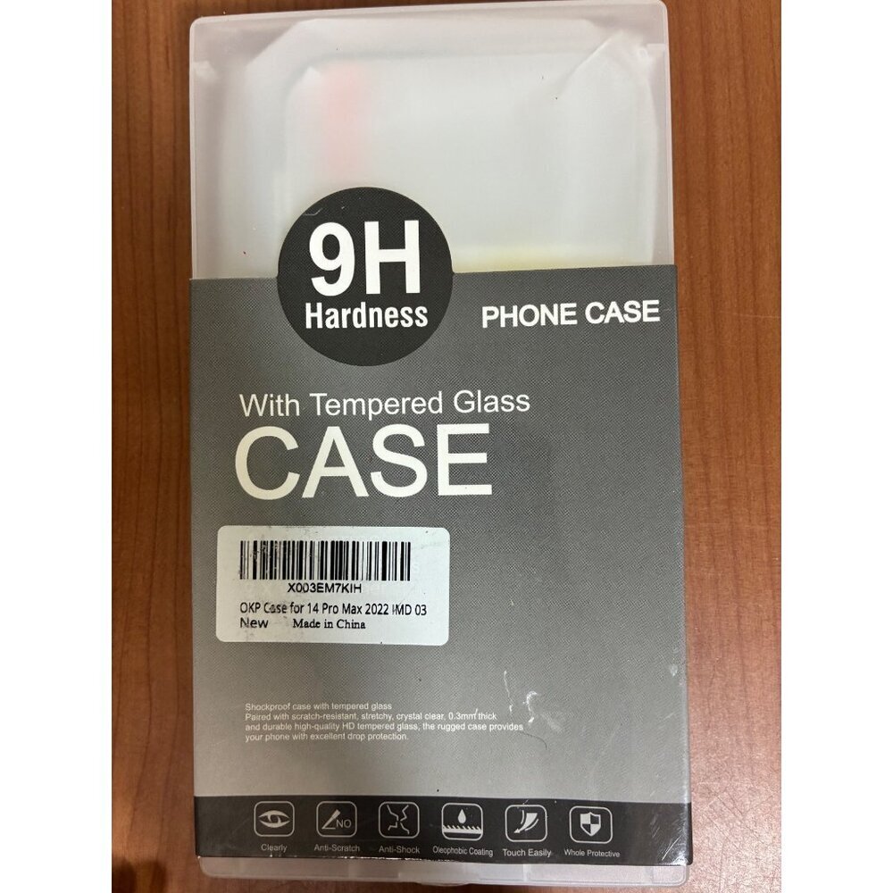 Cell Phone Case for iPhone 14 Pro Max 2022 Tempered Glass